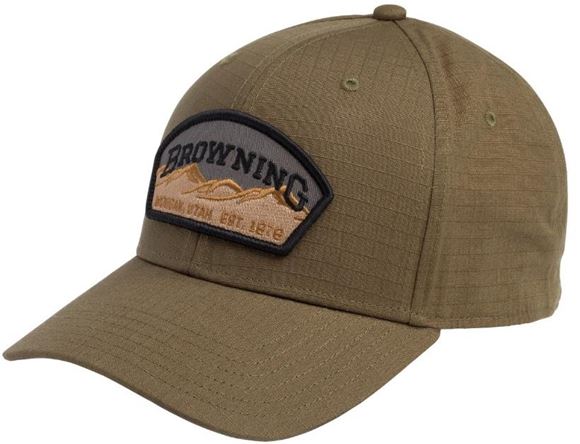 Picture of Browning Hats - OD Green, Mountain Patch Est. 1878, Snap Back