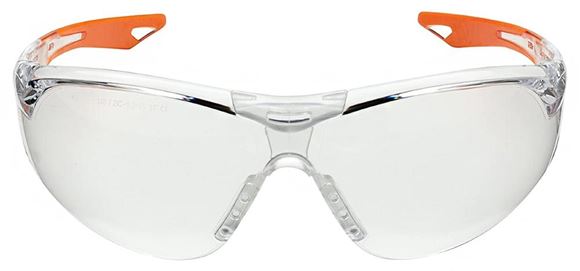 Picture of Champion Shooting Gear, Safety Glasses - Youth Ballistic Shooting Glasses, Orange Frame w/ Clear Lenses