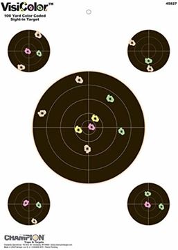 Picture of Champion Targets - VisiColor Sight-In, x10 Targets