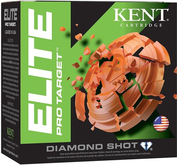 Picture of Kent Elite Pro Target Shotgun Ammo - 12Ga, 2-3/4", 1-1/8oz, #8, 250rds Case, 1250fps