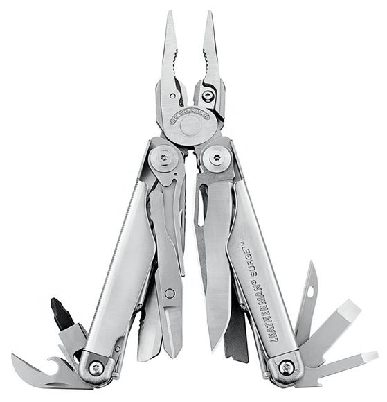 Picture of Leatherman MultiTool, Surge - 21 Tools, Weight 12.5 oz | 335 g, 3.1" 420HC Main Blade, Standard Sheath