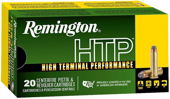 Picture of Remington HTP High Terminal Performance Pistol Ammunition - 45 Auto, 230gr, JHP, 20rds Box