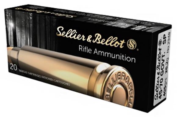 Picture of Sellier & Bellot Rifle Ammo - 45-70 Govt, 405Gr, SP, 240rds Case