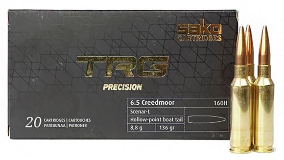 Picture of Sako Rifle Ammo - 6.5 Creedmoor, 136Gr, TRG Precision HPBT (160H), 20rds Box