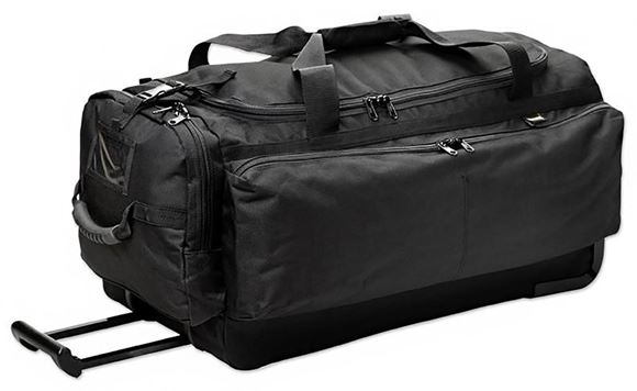 Picture of Uncle Mikes - Side-Armor Roll Out Bag, Durable Wheels, 1000D Fabric, Black