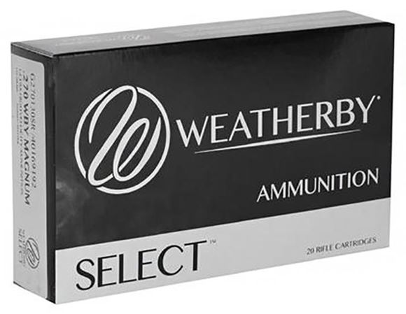 Picture of Weatherby Ultra-High Velocity Rifle Ammo - 270 Wby Mag, 130Gr, Norma Spitzer, 20rds Box
