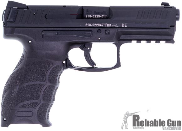 Picture of Used H&K SFP9 Semi-Auto Striker Fire Pistol - 9mm, Adjustable Grips, 3-Dot Night Sights, Front Serrations, 2 Magazines, Original Box And Accessories, Blade-Tech Holster, Excellent Condition (Unfired)