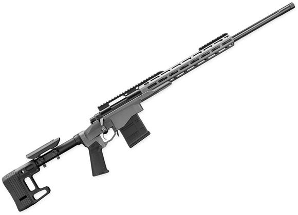 Picture of Remington 700 PCR Enhanced Bolt Action Rifle - 6.5 Creedmoor, 24" Fluted Heavy BBL, 5R Rifling, 1:8 Rifling, Threaded, Tungsten Cerakote, Aluminium Chassis, Adjustable MDT Skeleton Carbine Stock, Magpul Grip, X-Mark Pro Adjustable Trigger, 5rds