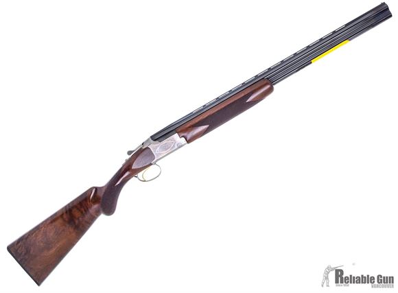 Picture of Used Browning Citori White Lightning Over/Under Shotgun - 20Ga, 3", 26", Vented Rib, High Polished Blued, Silver Nitride Receiver, Oil finish Grade III/IV Walnut, Lightning Stock w/ Inflex Pad , Front Bead Sights, Excellent Condition