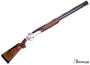 Picture of Used Benelli 828U Over/Under Shotgun - 12Ga, 3", 28", Blued, Engraved Nickel, AA-Grade Satin Walnut Stock, Fiber Optic Front Sight w/Red Insert, Crio (C,IC,M,IM,F), With Orginal Case And Accessories, Excellent Condition