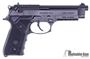 Picture of Used Girsan Regard Semi-Auto Pistol, 9mm, 4.9", Black, Picatinny Rail, Black Synthetic Grip, Ambidextrous Safety, Lanyard Hole, Grip Finger Grooves, White Dot Combat Sights, 4x10 round Magazines, As New Condition, in Original Box
