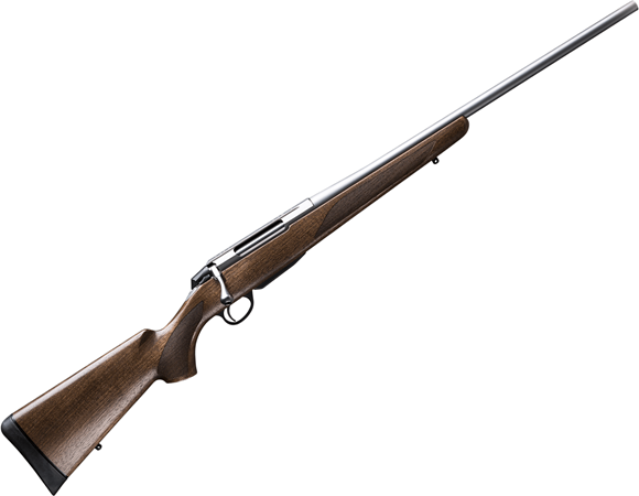 Picture of Tikka T3X Hunter Bolt Action Rifle - 270 Win, 22.4", Stainless Steel Finish, Oil Finish Wood Stock, Standard Trigger, 3rds, No Sights