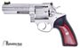 Picture of Used Ruger GP-100 DA/SA Revolver .357 Mag, 4.2'' Stainless, Rubber With Rosewood Insert Grips, Fiber Optic Front Sight, 2 HKS Speed Loaders, Holster, Very Good Condition