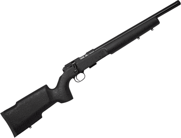 Picture of CZ 457 Pro Varmint Suppresor Ready Bolt Action Rimfire Rifle - 22 LR, 16.5" Heavy Barrel, 1:16", Cold Hammer Forged, Threaded, Black Coated Laminate Stock, No Sights, 5rds