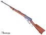 Picture of Used Winchester 1895 Lever-Action Rifle - 30 US (30-40 Krag), 22", Shortened, Blued, Worn Bluing & Pitting at Receiver, Non-Factory Engraving, Saddle Ring, Wood Stock, 1925 Production, Good Condition