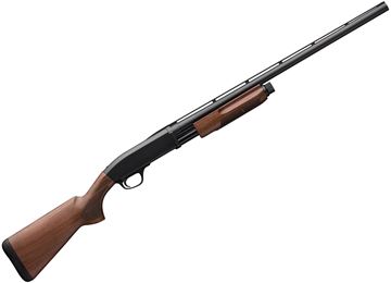 Picture of Browning BPS Field Pump Action Shotgun - 20ga, 28", Matte Blue, Vented Rib, Satin Finish Black Walnut Stock, Silver Bead Front Sight, 4rds, Invector-Plus (F,M,IC)