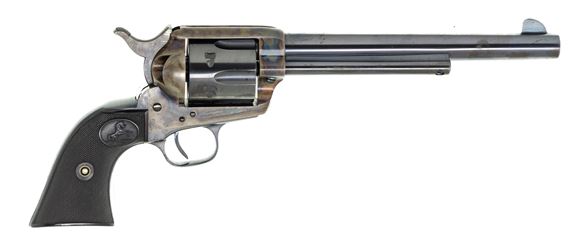 Picture of Used Colt Single Action Army 45 Colt, 7.5'' Barrel, Case Hardened Frame,  1925 Production, Excellent Condition, 95% of Original Blue Remains
