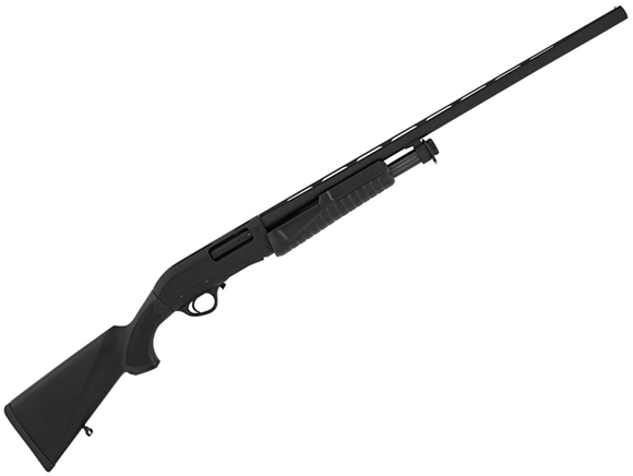 Picture of Hatsan Optima Escort Field Hunter Pump Action Shotgun - 410, 3", 26", Black Anodized Finsih, Vented Rib, Alloy Receiver, Bead Sight, Synthetic Stock, 4rds, 5 Chokes (F,IM,M,IC,C)