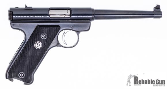 Picture of Used Ruger Mark 1 Semi Auto Pistol, 22 LR, 6'' Standard Barrel, 1 Magazine, Pelican Case, Very Good Condition