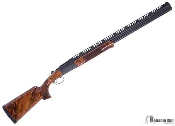 Picture of Used Blaser F3 "Vantage" Standard Over/Under Shotgun - 12Ga, 3", 30", High Vented Rib, Blued, Black Receiver w/Gold-Colored F3 Logo, Grade 5 Walnut Stock w/Schnabel Forearm, 13 3/4" LOP, HIVIZ Front Bead, Kick-Eez Recoil Pad, Spectrum Extended Chokes