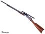 Picture of Used Winchester Model 90 Pump Action Rifle -  22 WRF, 24" Octagon Barrel, Worn Bluing on Receiver, Refinished Wood Stock (w/ Crack @ Grip), 1926 Production, 4x J.C Higgins Scope, Otherwise Good Condition