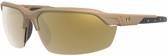 Picture of Leupold Optics, Performance Eyewear, Sunglasses - Tracer Model, Shadow Tan Frame, Bronze Mirror Polarized Lenses, Includes: Yellow & Clear Lenses
