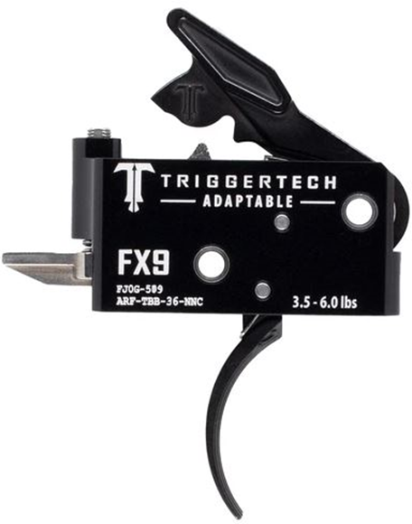 Picture of Trigger Tech FX-9 Trigger - Curve Trigger, PVD Black, 3.5-6.0 lbs Adjustable