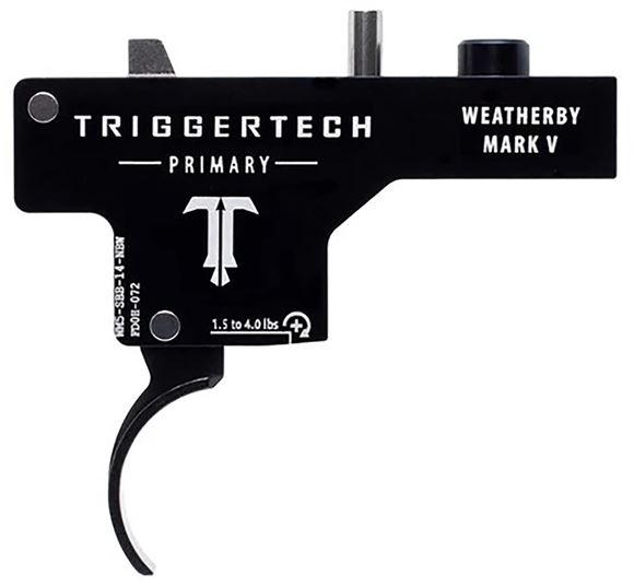 Picture of Trigger Tech, Weatherby Mark V Trigger -  Primary, Frictionless Trigger, PVD Black Curved, Single Stage Primary, 1.5-4lbs