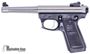 Picture of Used Ruger 22/45 Rimfire Semi-Auto Pistol - 22 LR, 4.5", Stainless Steel, 2x10rds, Synthetic Frame, Fixed Front & Adjustable Rear Sights,  Very Good Condition