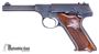 Picture of Colt Huntsman Surplus Semi-Auto Rimfire Pistol -  22 LR, 4.5", Blued, Fixed Sights, Wood Grips, One Mag, Very Good Condition