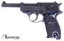 Picture of Used Walther P1 Semi-Auto Pistol - 9mm, 5", Black Plastic Grips, One Mag, Very Good Condition