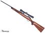 Picture of Used Ruger M77 Ultra-Light Bolt Action Rifle - 30-06 Sprg, 20", Gloss Blued, Walnut Stock w/ Scratches & Some Finish Wear, Bushnell Scopechief VI x4, 3rds, Good Condition