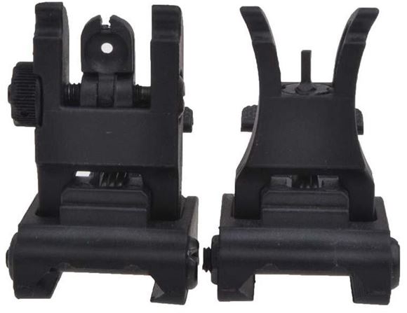 Picture of A.R.M.S. Iron Sights - #71-F/R-SET, Front & Rear Sight Set, w/Steel Apertures, Metal-Reinforced Polymer