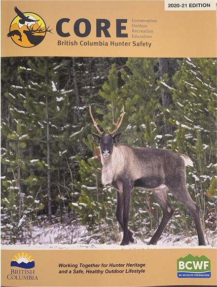 Picture of BCWF CORE Manual - Conservation Outdoor Recreation Education, British Columbia Hunter Safety Book, 2020/21 Edition