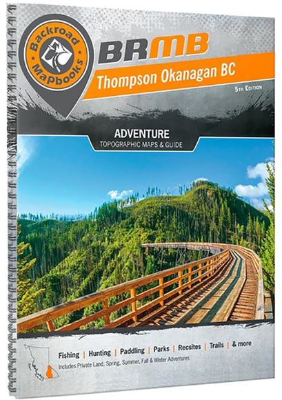Picture of Backroad Mapbooks, Backroad Mapbook - British Columbia, Thompson Okanagan BC, Western Canada, 5th Edition
