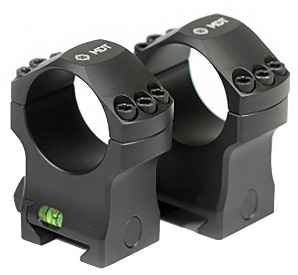 Picture of Modular Driven Technologies (MDT) - Elite Scope Ring Set, 30mm, X-High, (1.50") w/ Bubble Level