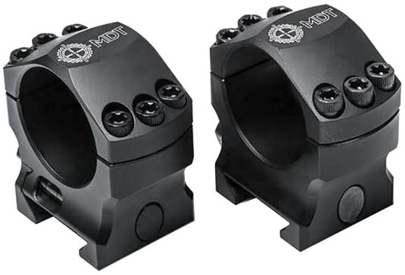 Picture of Modular Driven Technologies (MDT) - Elite Scope Ring Set, 35mm, High, (1.25") w/ Bubble Level