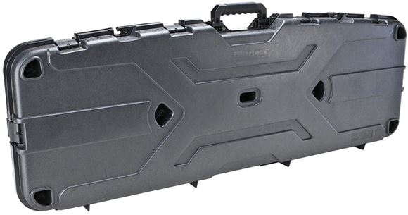 Picture of Plano Pro-Max Double Scoped Rifle Case - 53.25" x 19" x 5.63", High-density Interlocking Foam, Black, Patented PillarLock System