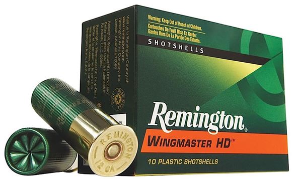 Picture of Remington Wingmaster HD Shotgun Ammo - 12Ga, 3-1/2", 1-3/4oz, #4, 10rds Box, 1300fps