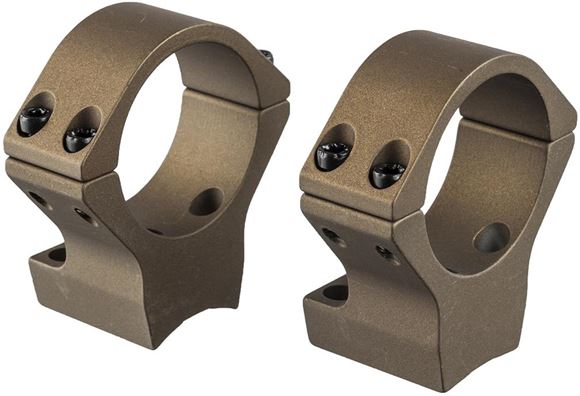 Picture of Talley Tactical Products, One Piece Mount - Rings, 30mm, For Browning X-Bolt Hell's Canyon, Burnt Bronze Cerakote, Low