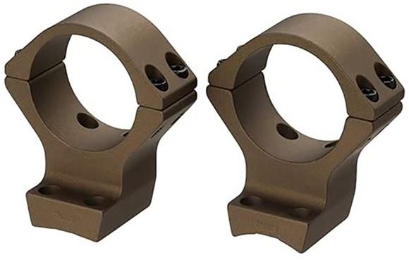Picture of Talley Tactical Products, One Piece Mount - Rings, 1", For Browning X-Bolt Hell's Canyon, Burnt Bronze Cerakote, Med