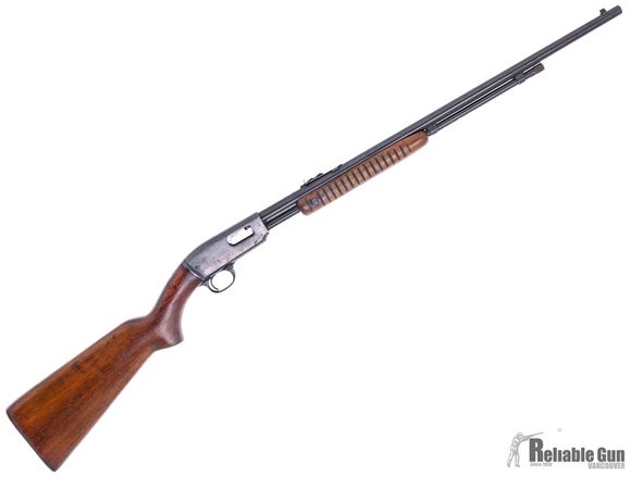 Picture of Used Winchester 61 Pump Action Rifle - 22 LR, 24'' Barrel w/Sights, Wood Stock, (1946 Production), Wood Stock, Blued, Good Condition