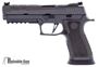 Picture of Used SIG P320 X-Five LEGION Striker Action Semi-Auto Pistol - 9mm, 5", Nitron Stainless Steel, Gray TXG Full-Size XGRIP Module, Magwell, Dawson Precision Fiber Optic Front & Adjustable Rear Sight, Picatinny Rail, 3x10rd Mag w/metal baseplate, Optic Ready
