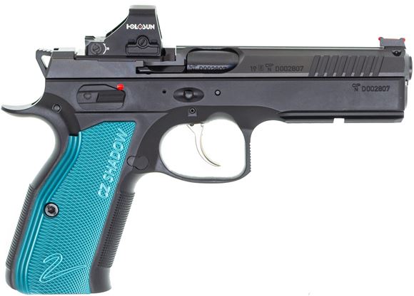 Picture of CZ Shadow 2 Optic Ready Pistol Package - CZ Shadow 2 OR, Holosun 407K 6MOA Red Dot, Mounting Plate