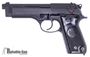 Picture of Used Beretta 92S DA/SA Semi-Auto Pistol - 9mm Luger, 125mm Barrel, Parkerized Slide, 4x10rds, Fixed Sights, Italian Police Surplus, Good Condition