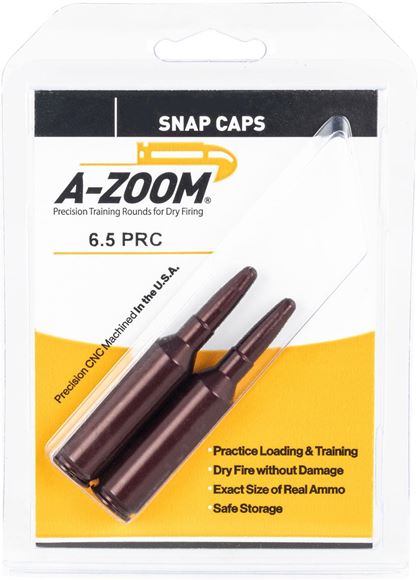 Picture of A-Zoom Precision Metal Snap Caps, Rifle - 6.5 PRC, 2/Pack