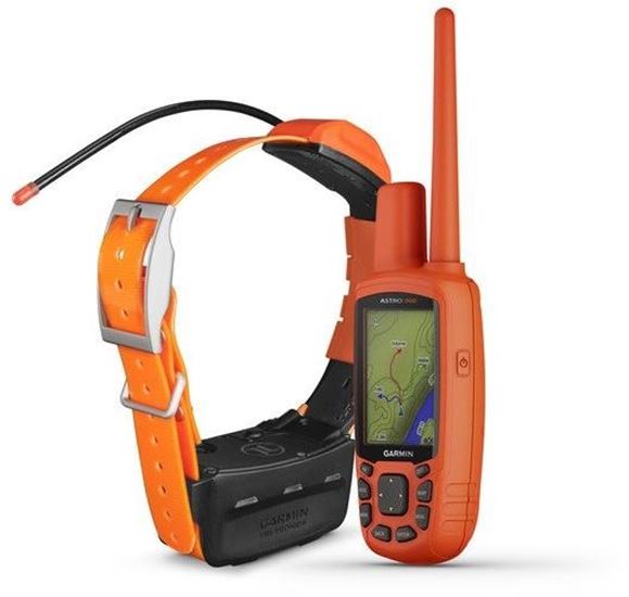 Picture of Garmin, Tri-Tronics, Dog Training - Astro 900 & T9 Combo, Astro 900, Pre-loaded Topo Mapping, GPS, GeoFence 2.6" Color Display, IPX7 Water Rating, T9 Dog Device, 1 ATM Water Rating, 2.5 Sec Update Rate, LED Beacon Lights, Reserve Mode