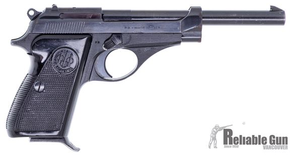 Picture of Beretta 71 Surplus Semi-Auto Pistol - 22 LR, 6", (152mm), Fixed Sights, Black Plastic Grips,1 Magazine, Good Condition