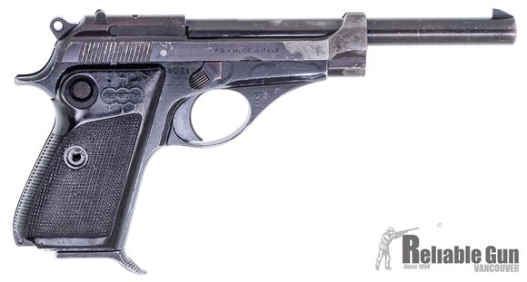 Picture of Beretta 71 C.B.S Surplus Semi-Auto Pistol - 22 LR, 6", (152mm), Fixed Sights, Cross Bolt Safety, Black Plastic Grips,1 Magazine, Fair Condition