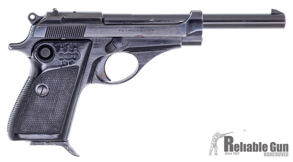 Picture of Beretta 71 C.B.S Surplus Semi-Auto Pistol - 22 LR, 6", (152mm), Fixed Sights, Cross Bolt Safety, Black Plastic Grips,1 Magazine, Good Condition